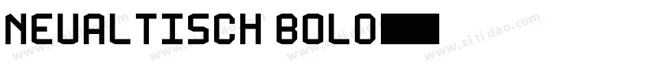 NeuAltisch Bold字体转换